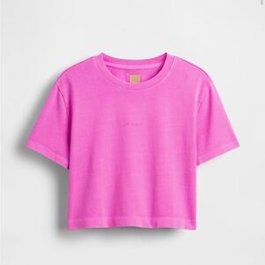 GAP x BEIS Pink Crop Top